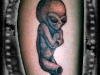 Alien artwork (real tatoo)